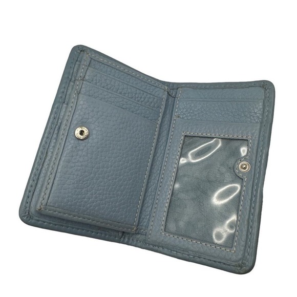 BRIGHTON Blue Heart Small Canvas Wallet - Picture 4 of 7